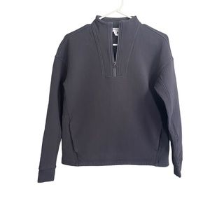 Banana Republic Half- Zip Pullover Athleisure Sweatshirt BR Standard